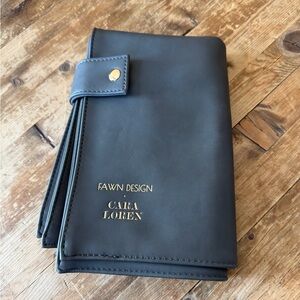 Fawn Design dark gray diaper changing pad Cara loren New without tags